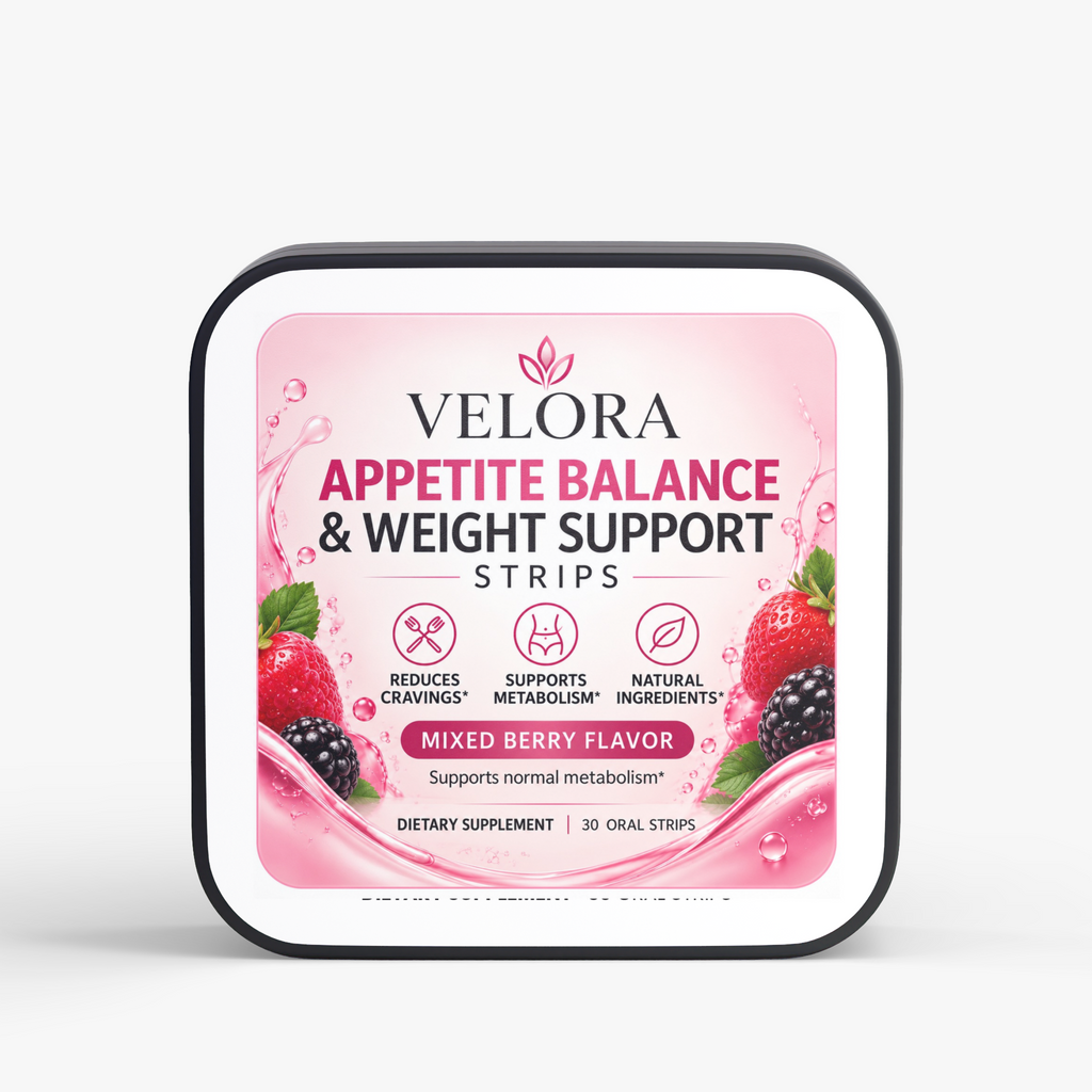 VELORA Balance Strips — Mixed Berry (30 Oral Strips)