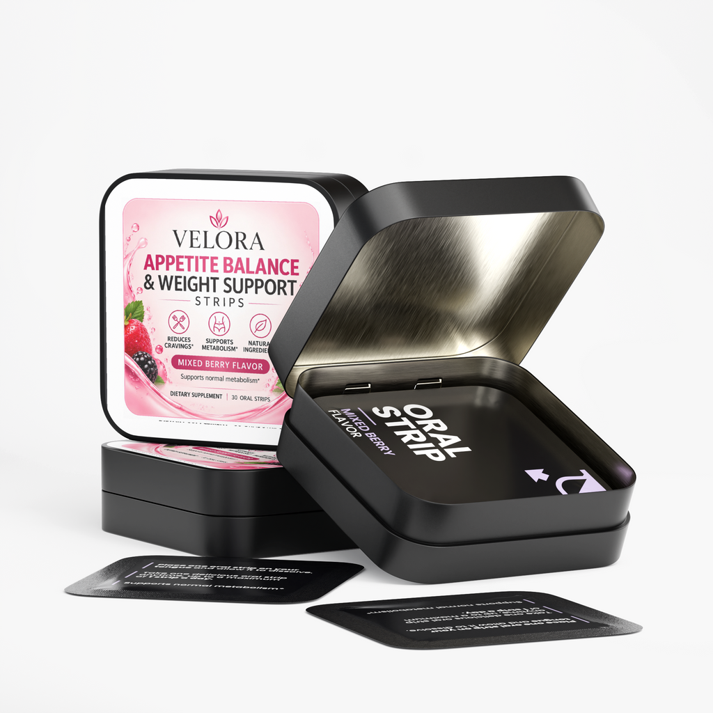 VELORA Balance Strips — Mixed Berry (30 Oral Strips)